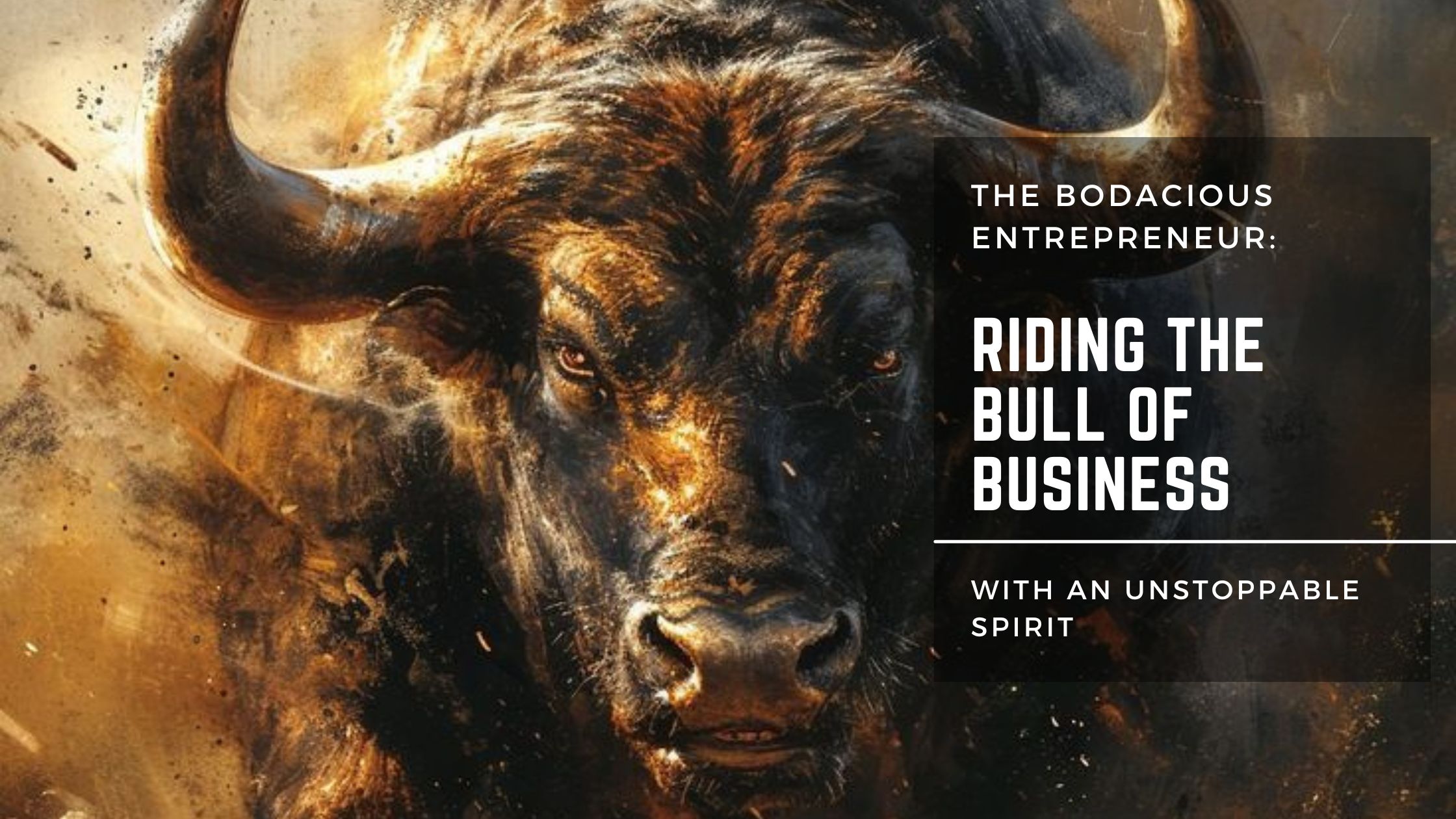 The Bodacious Entrepreneur: Riding the Bull of Business with an Unstoppable Spirit