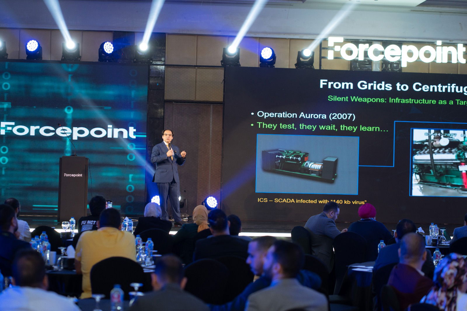 Dr. Mohamed El-Guindy Delivers Keynote on “The Invisible War” at Forcepoint Cybersecurity Summit – Cairo 2025