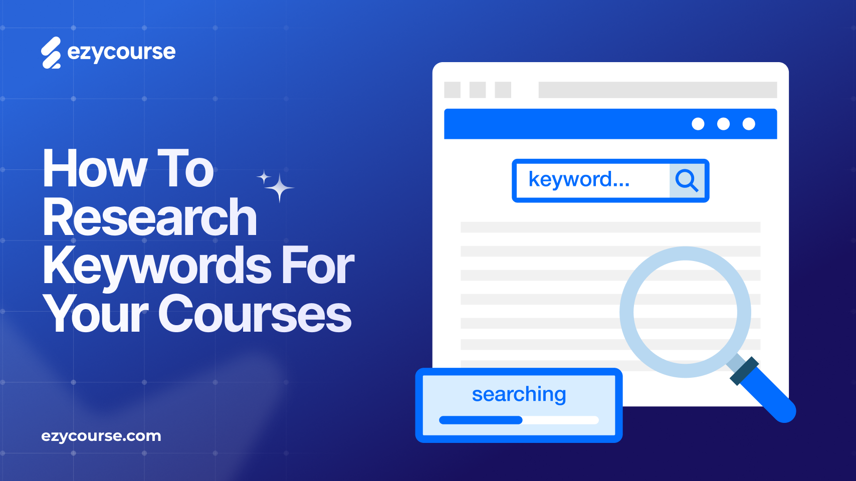 How to Find the Right Keywords for Your Course That Rank