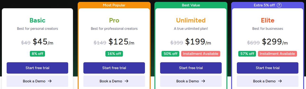 Ezycourse Pricing sc