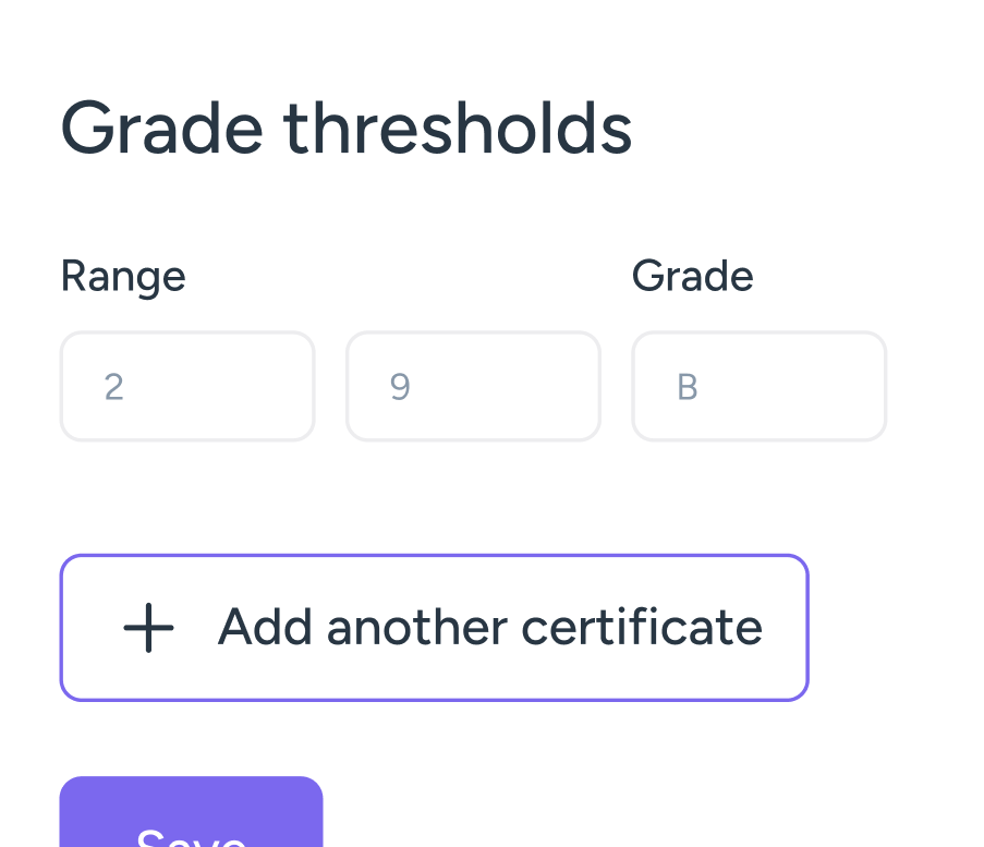 Grading System