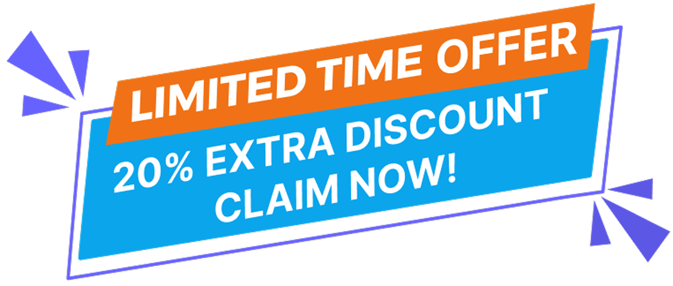 Limited time offer - 20% extra discount - Claim now!