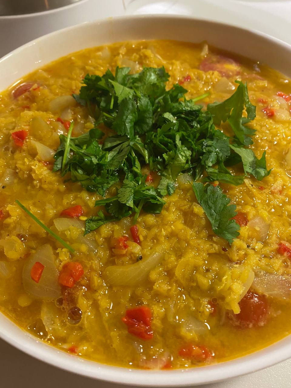 Dhalsoep uit Bangladesh (vegan)