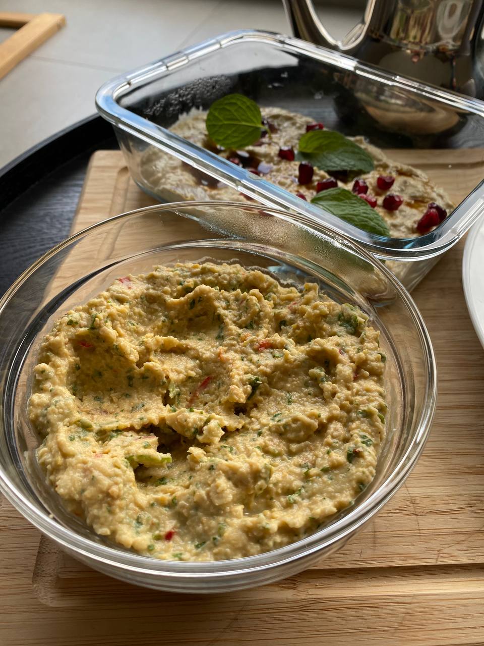 Pikante Humus met Koriander