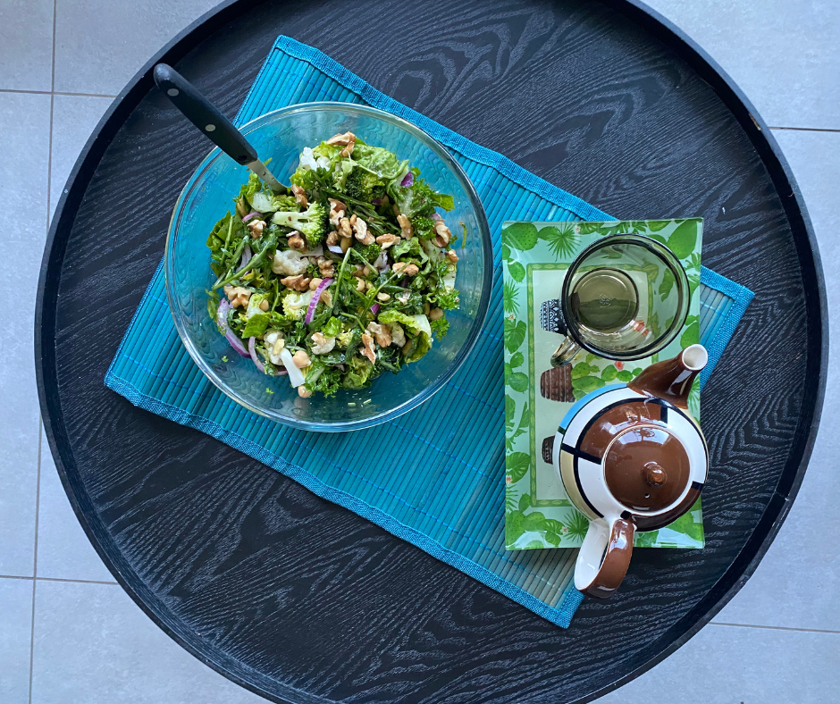 Salade met Crucifere Groenten en Kikkererwten