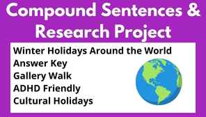 Compound Sentence & Research:  Winter Holidays Around the World