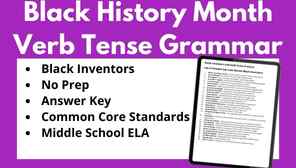 Black History Month Verb Tense Practice
