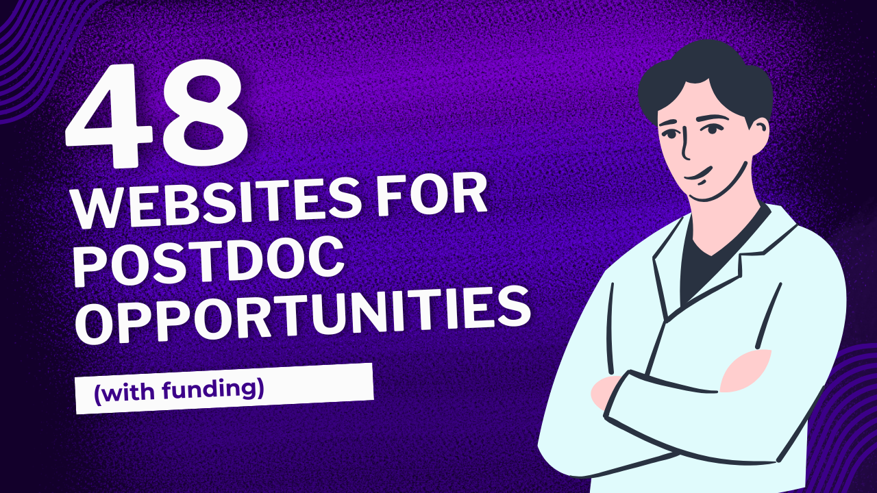 48 websites for postdoc opportunities (with funding)