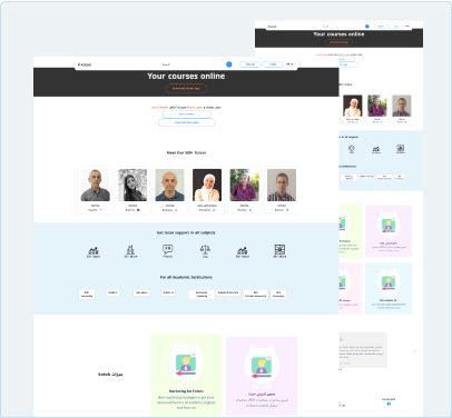 Kotob website built with ezycourse