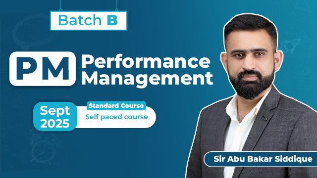Performance Management (Batch-B) - September 2025