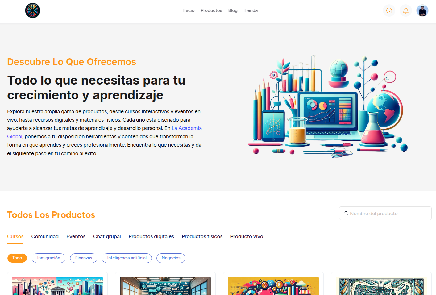 ¡Nuevo Campus Virtual de La Academia Global!