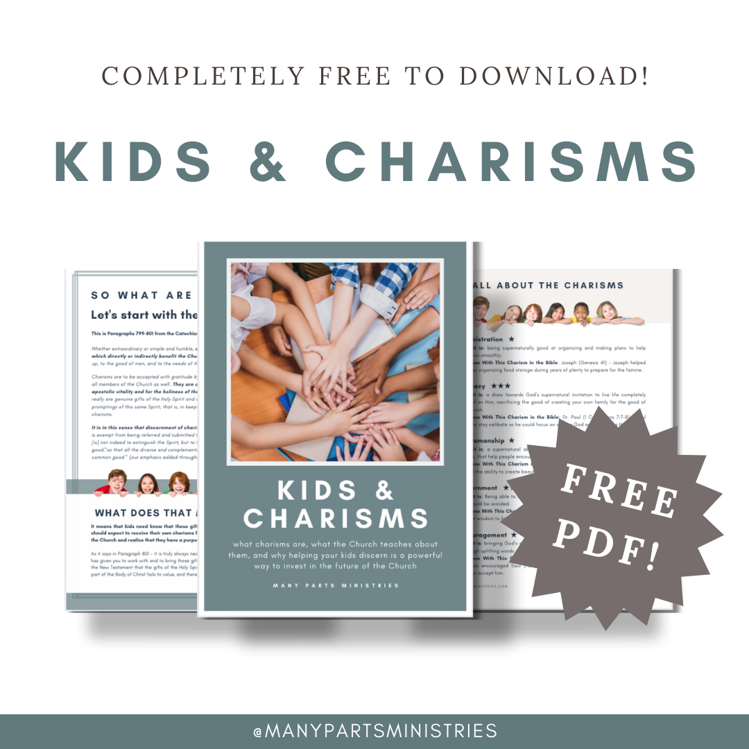 FREE: Guide to Charisms for Kids (+ Would You Rather?)