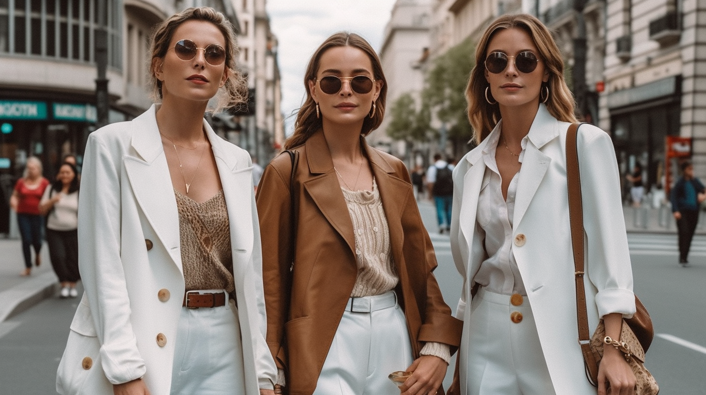 Pantalones blancos combinados con básicos: 10 ideas de looks para primavera 2025