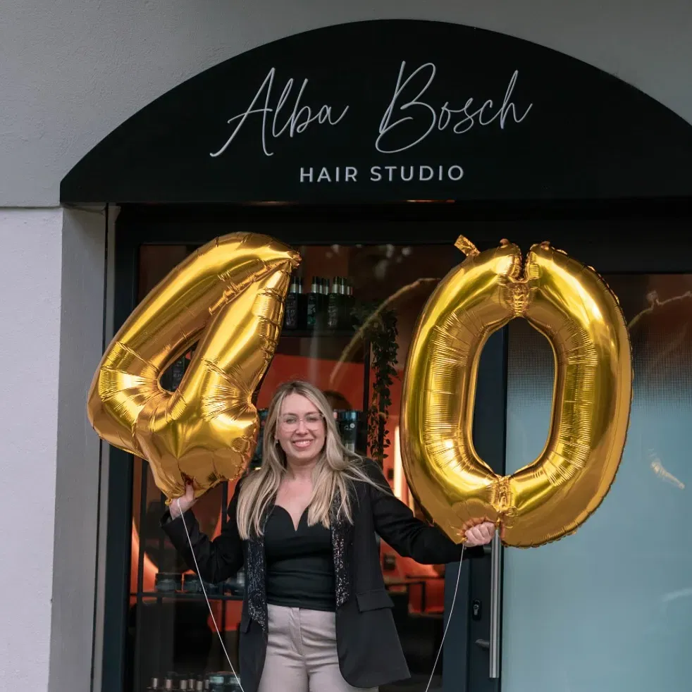 Interior de Alba Bosch Hair Studio, peluquería en Girona.