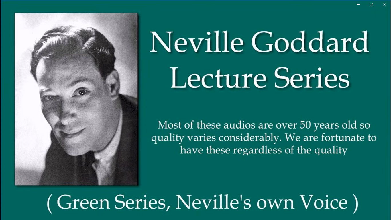 Lecture 98-129 (Own Voice Of Neville Goddard)