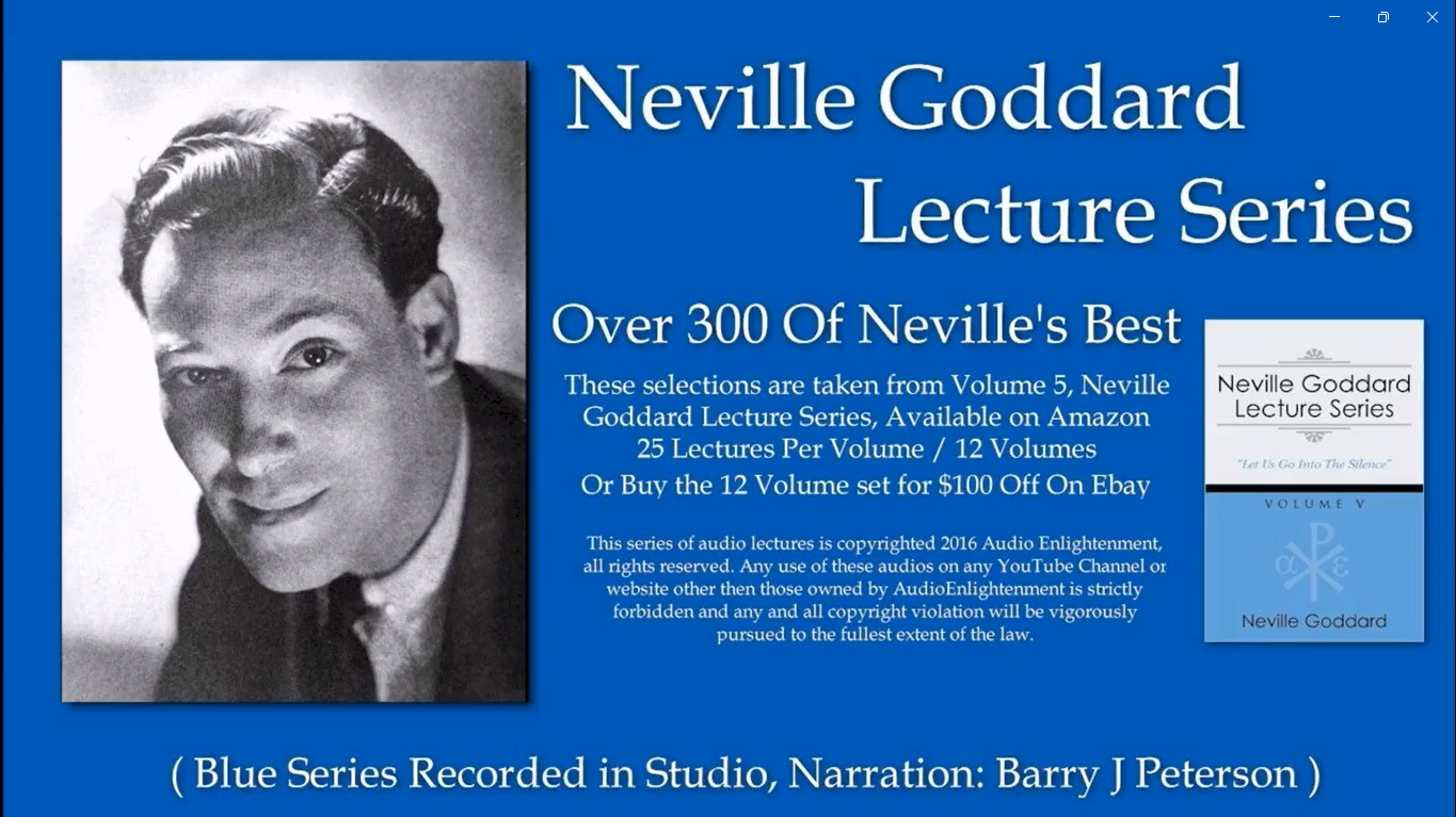 Volume 5 - Neville Goddard Lecture Series