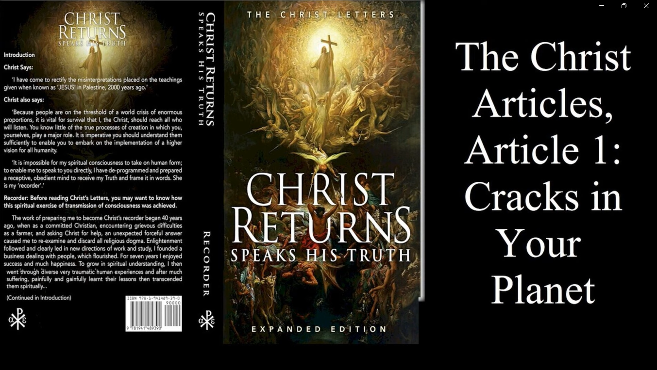 Christ Articles - Christ Returns Speaks His Truth