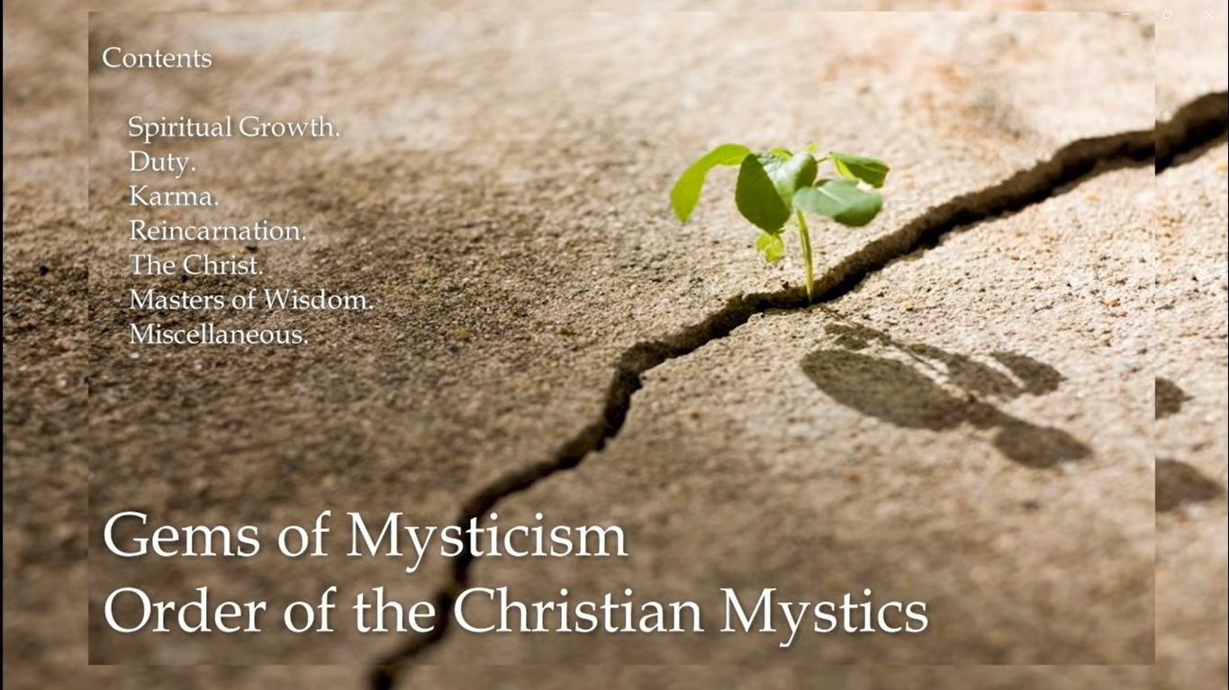 The Teachings of The Order of Christian Mystics (Frank Homer Curtiss)