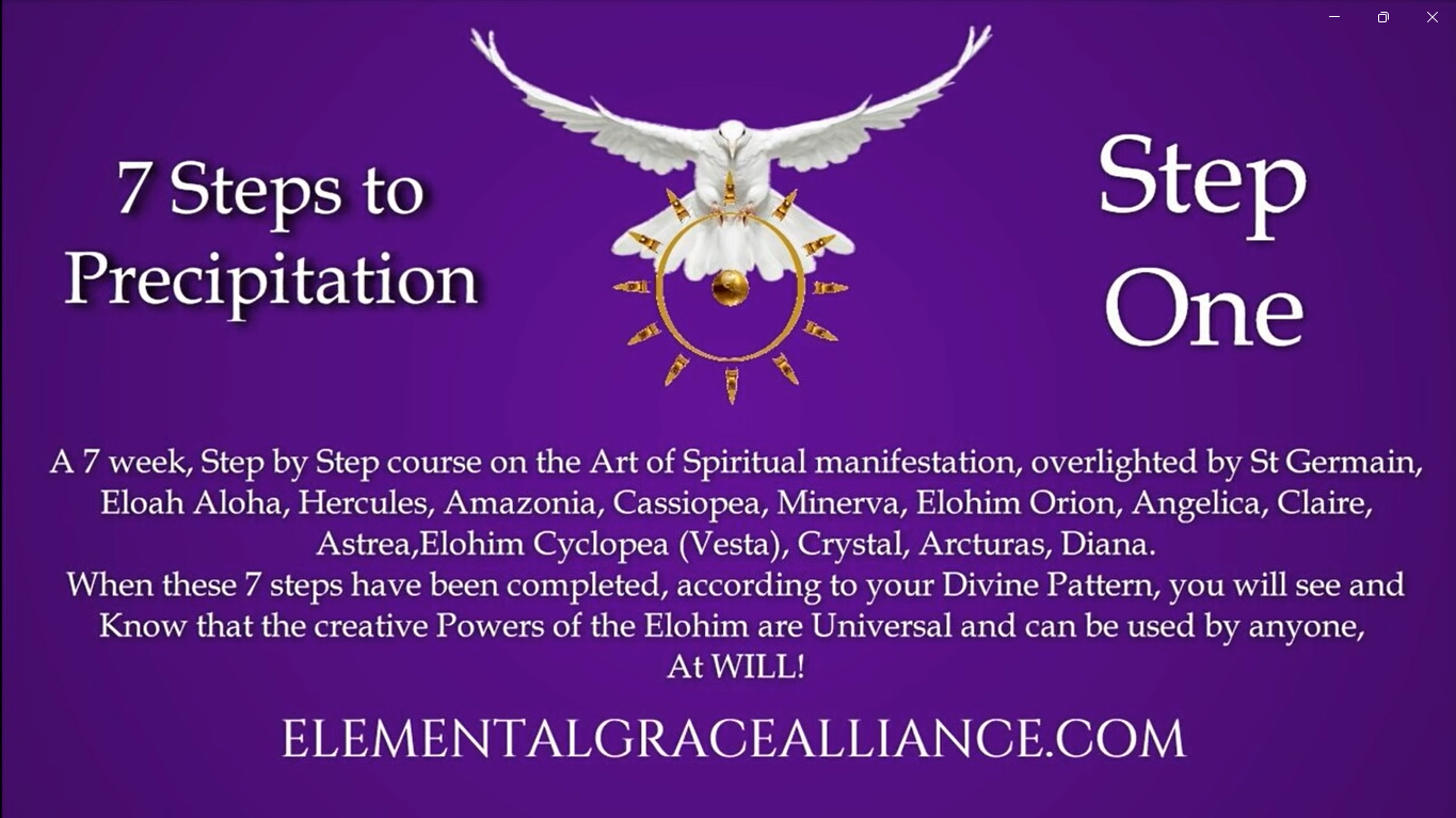 The Seven Steps to Manifestation (Elemental Grace Alliance)