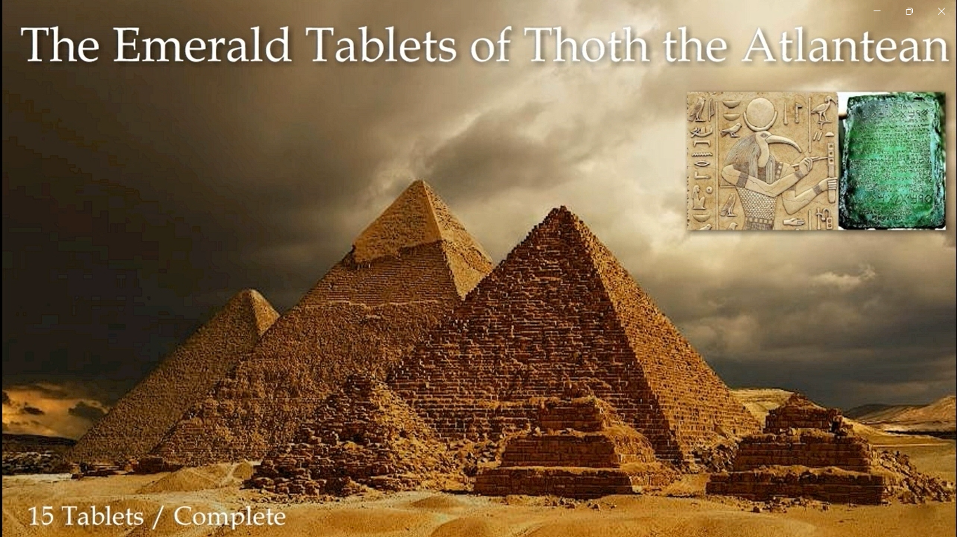 The Emerald Tablets of Thoth the Atlantean