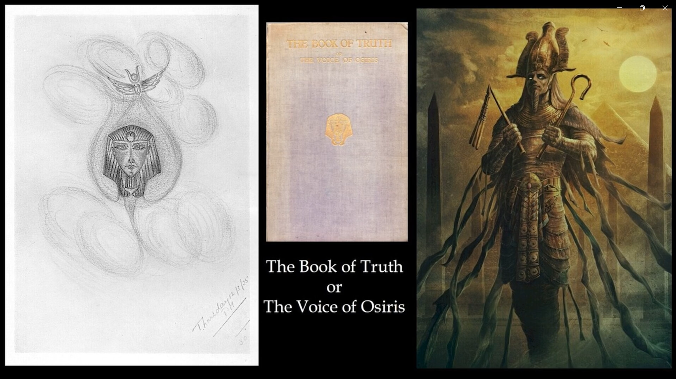 Book 2:  The Book of Truth, or The Voice of Osiris by H.C Randall-Stevens