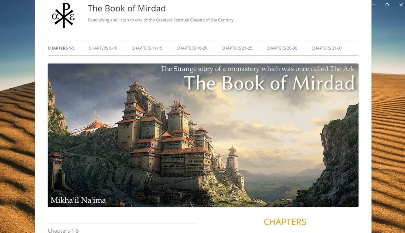 The Book of Mirdad (The Strange Story of a Monastery) by Mikhail Naimy