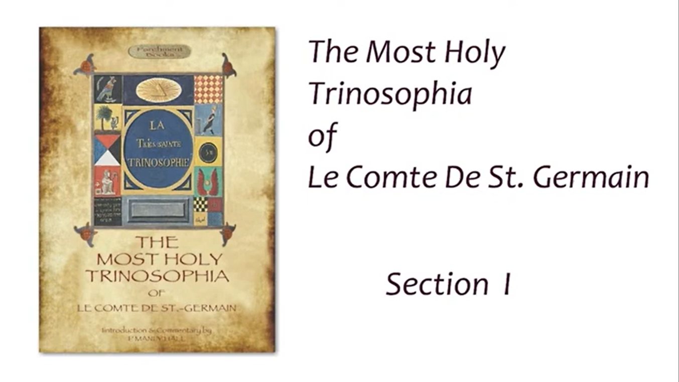 The Most Holy Trinosophia of Le Comte De St. Germain