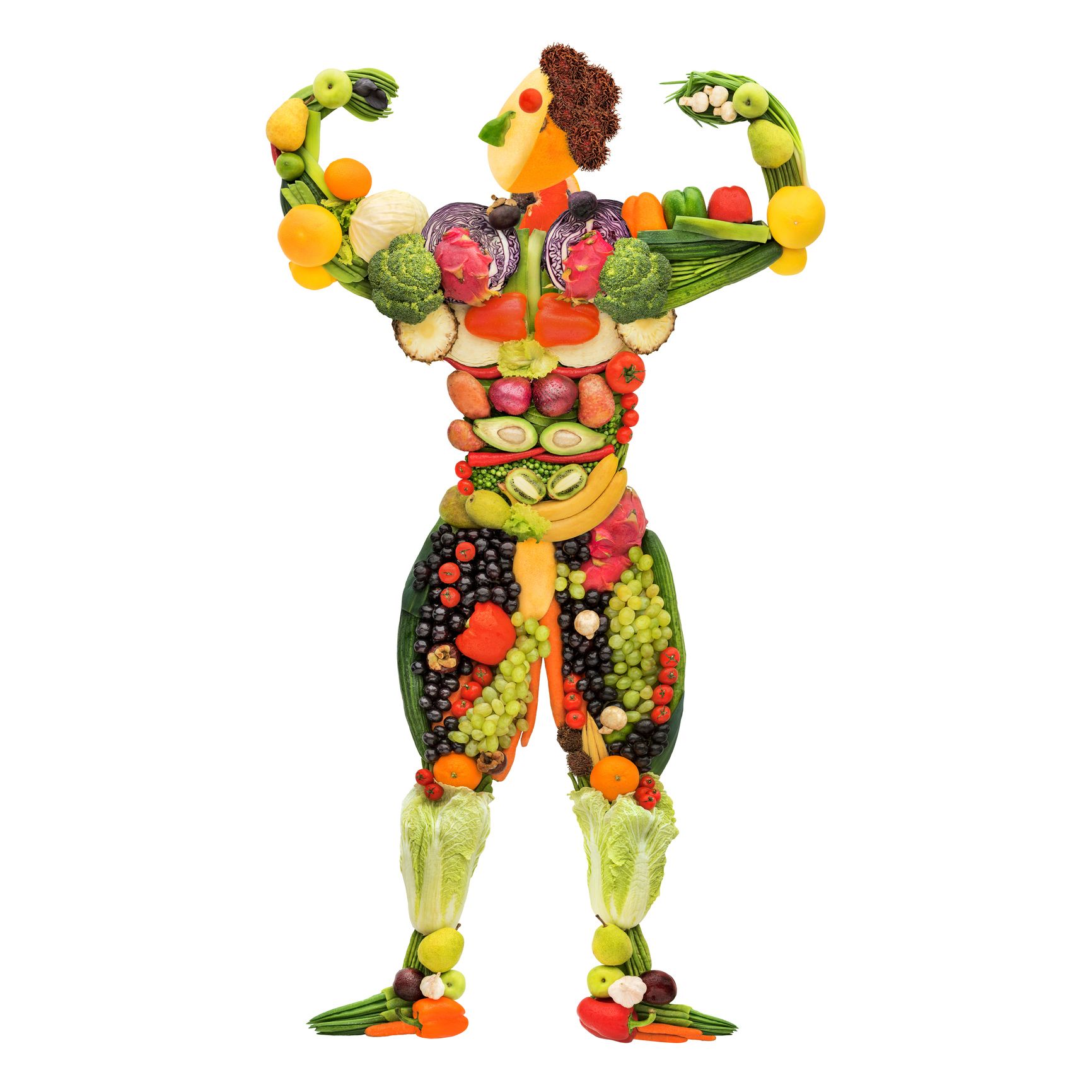 man-shaped-vegetables-standing-and-flexing-vegie-muscles