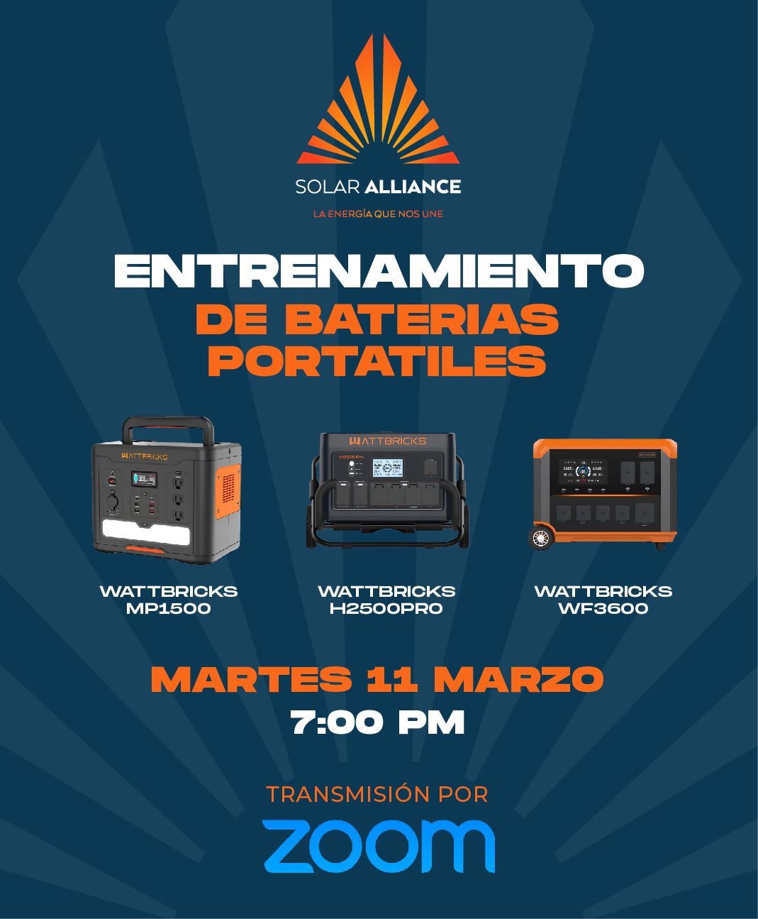 ENTRENAMIENTO - BATERÍAS PORTÁTILES 