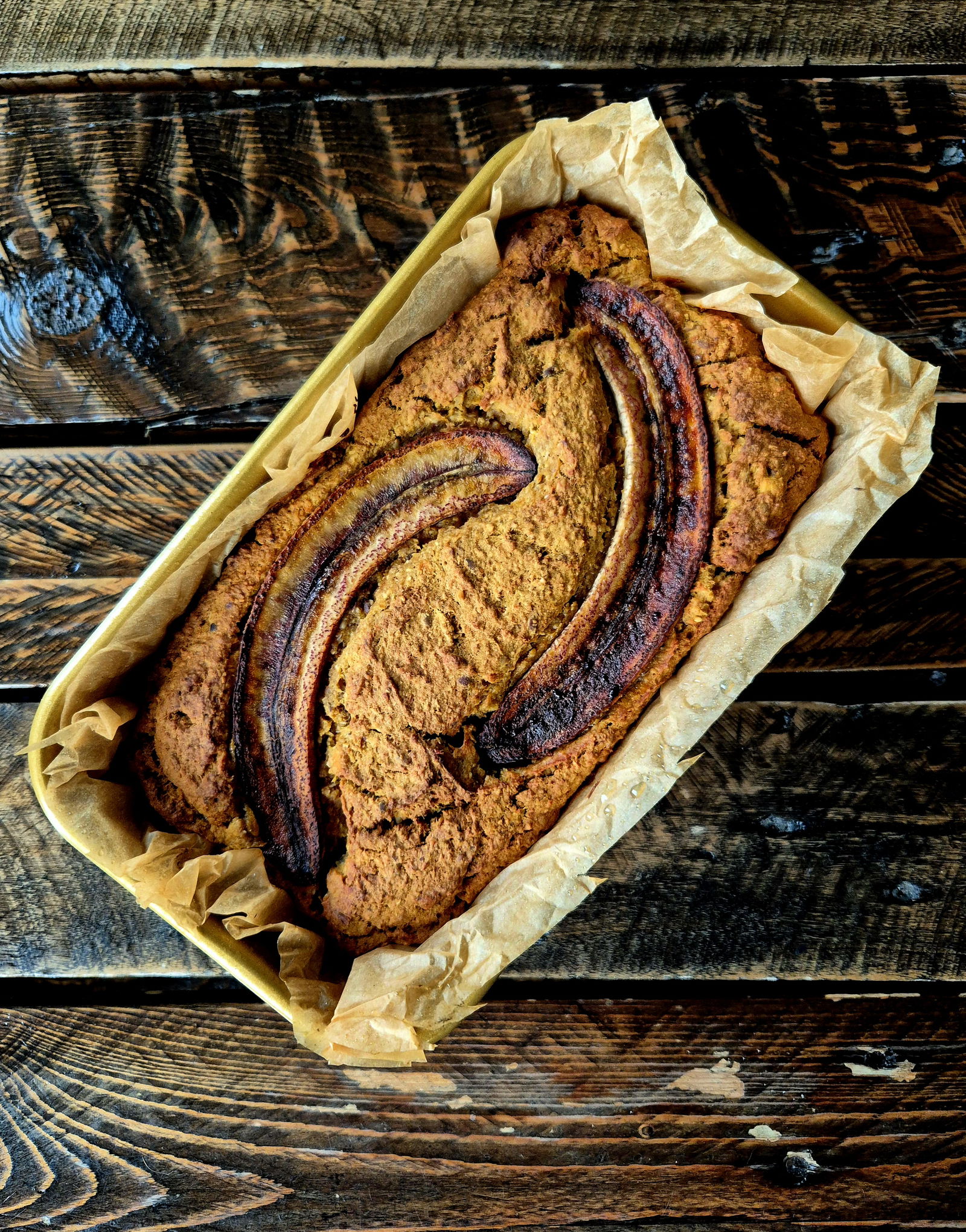 Bananenbrood met zoete aardappel (of pompoen)