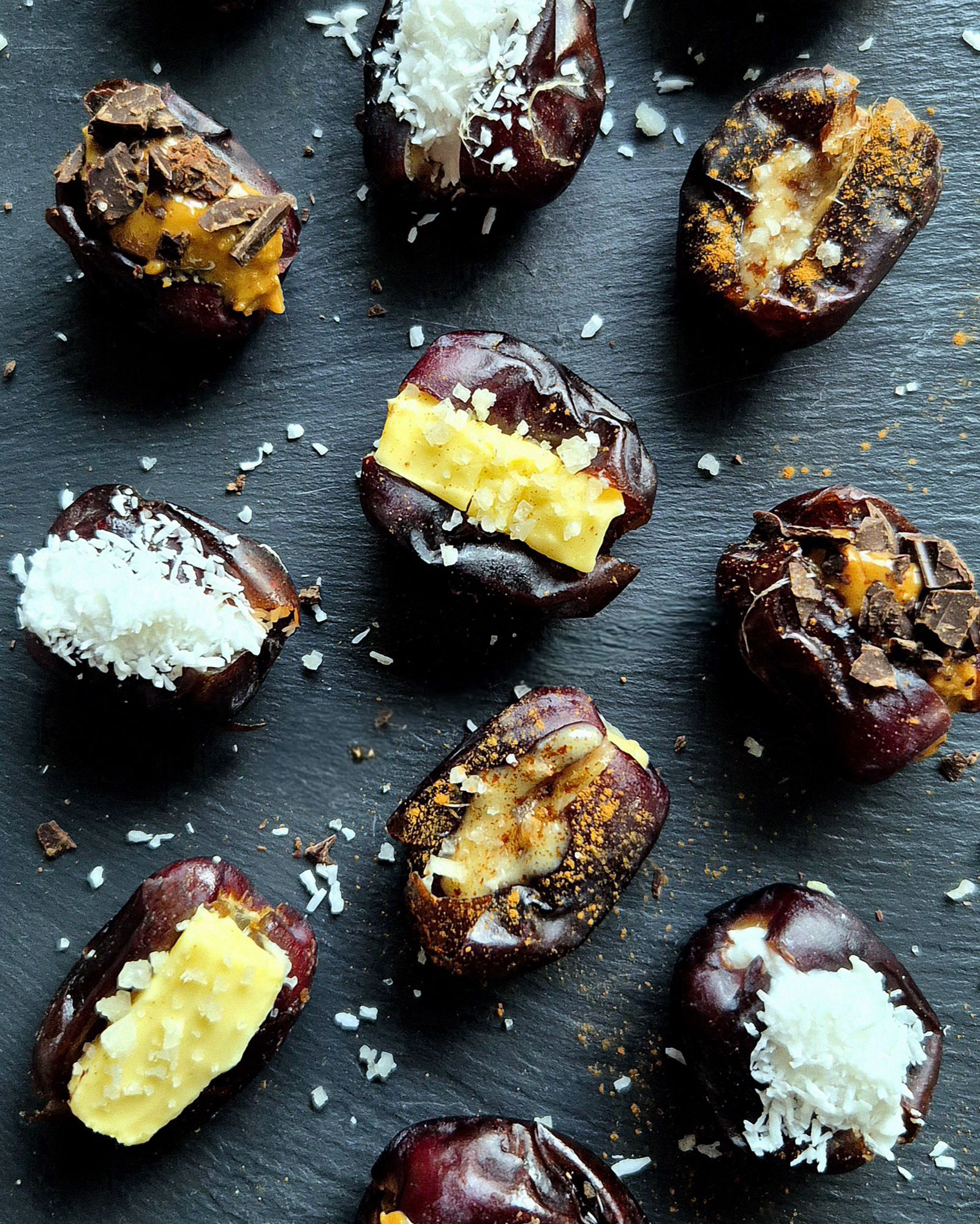 Gevulde dadels (5 variaties):