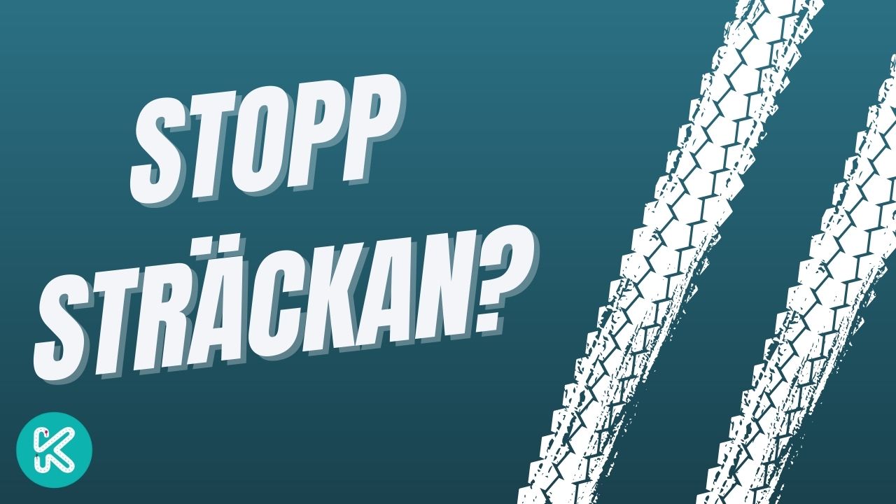 Vad betyder stoppsträcka?